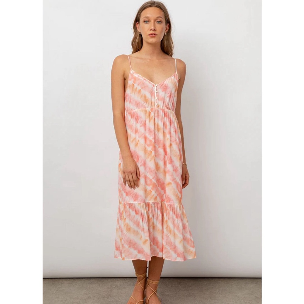 Rails Delilah Sunset Tie Dye Midi Dress